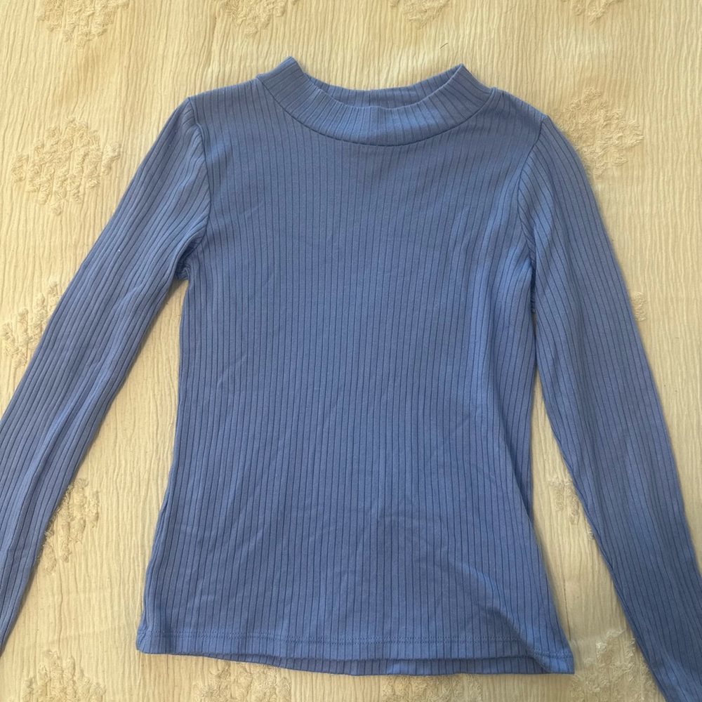 Girls ribbed long sleeve shirt